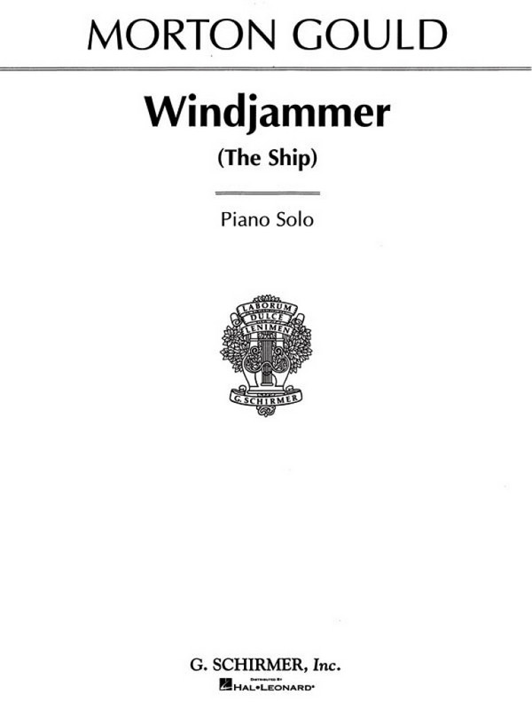 Morton Gould, Windjammer&nbsp;&nbsp;Klavier&nbsp;&nbsp;Buch