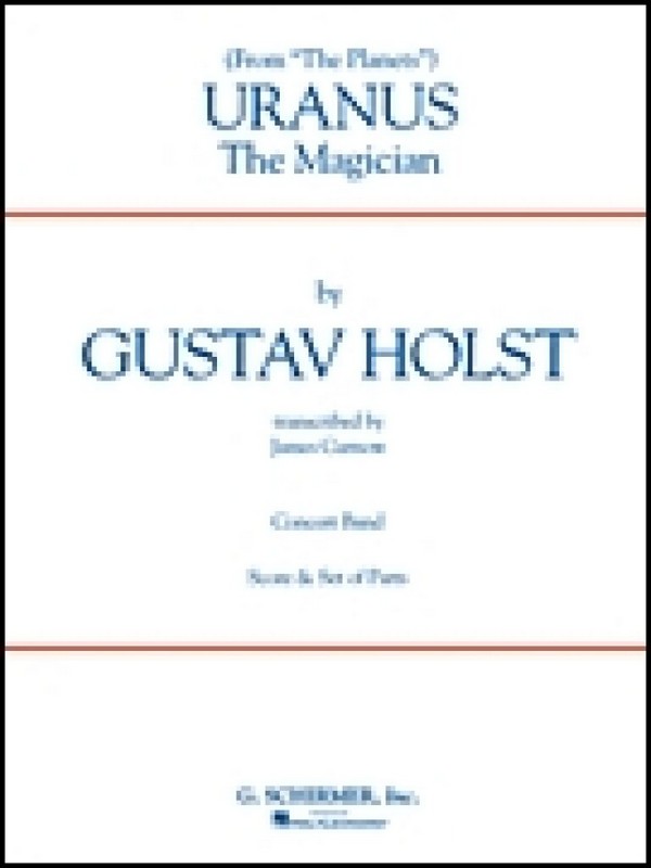 Gustav Holst, Uranus&nbsp;&nbsp;Concert Band&nbsp;&nbsp;Partitur