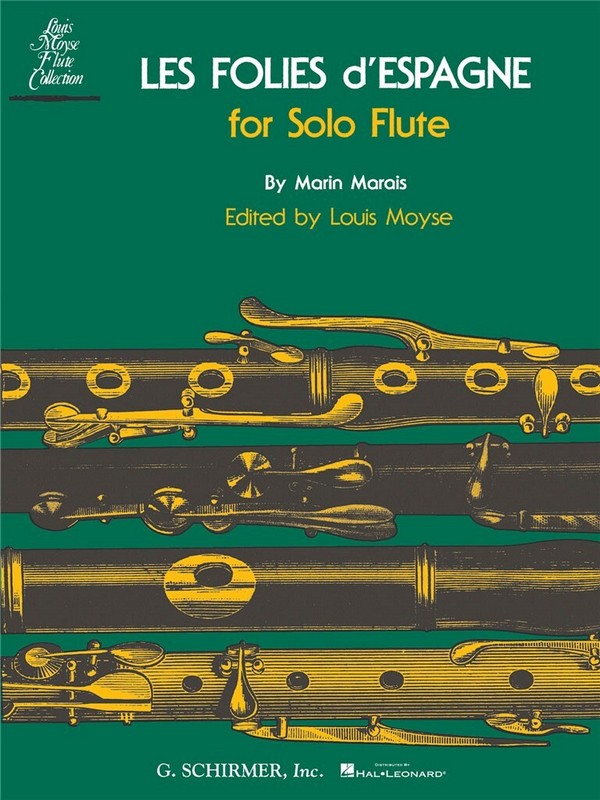 Marin Marais, Les Folies d' Espagne&nbsp;&nbsp;Flute&nbsp;&nbsp;Buch