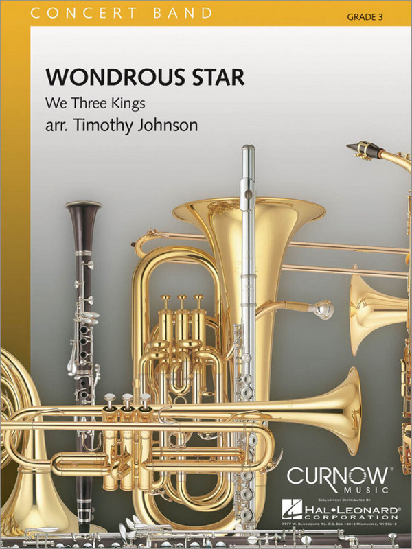 Wondrous Star&nbsp;&nbsp;Concert Band/Harmonie&nbsp;&nbsp;Partitur