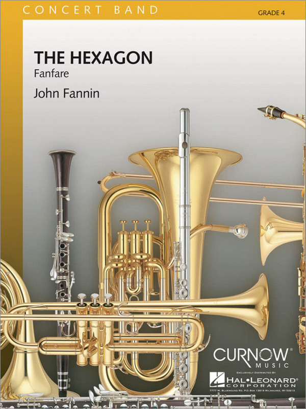 John Fannin, The Hexagon&nbsp;&nbsp;Concert Band&nbsp;&nbsp;Partitur