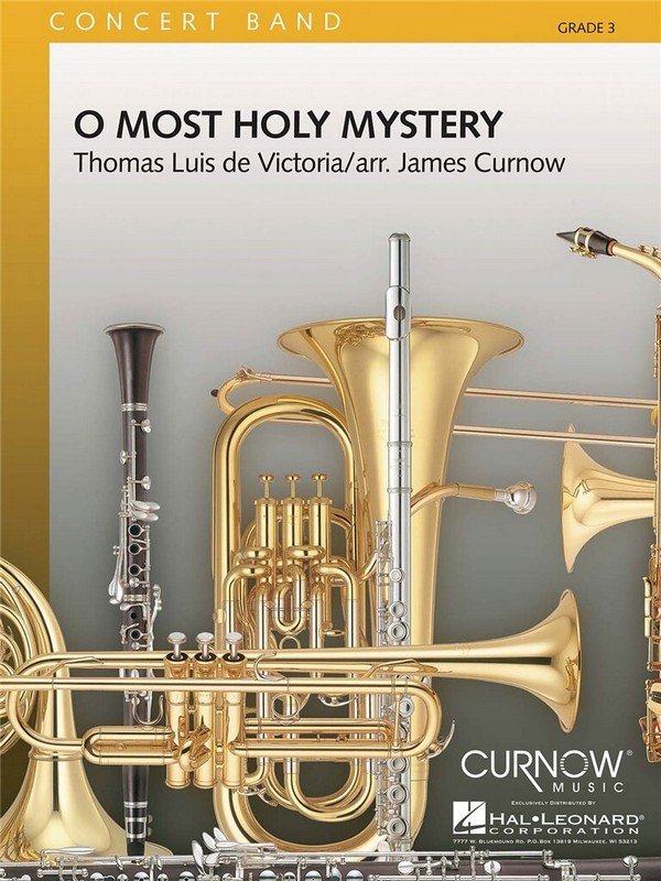Tomás Luis de Victoria, O Most Holy Mystery&nbsp;&nbsp;Concert Band/Harmonie&nbsp;&nbsp;Partitur + Stimmen
