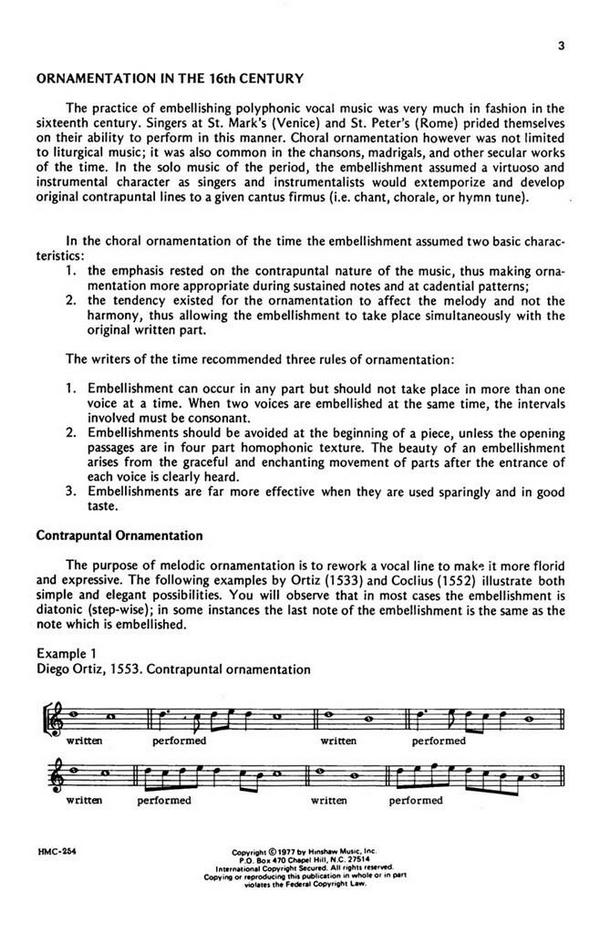 Choral Ornamentation&nbsp;&nbsp;&nbsp;&nbsp;Chorpartitur