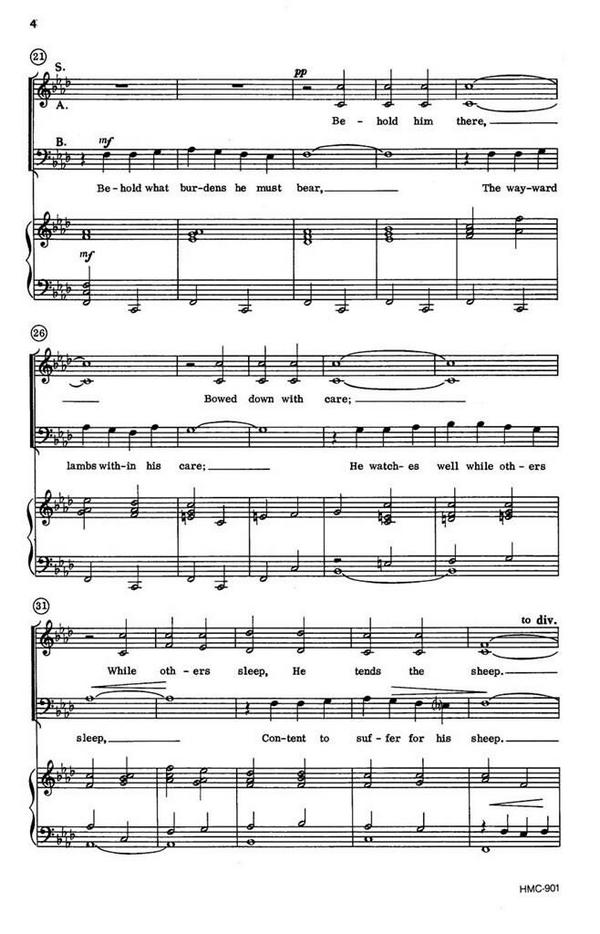 Clara H. Scott, Open My Eyes&nbsp;&nbsp;SATB and Keyboard&nbsp;&nbsp;Chorpartitur