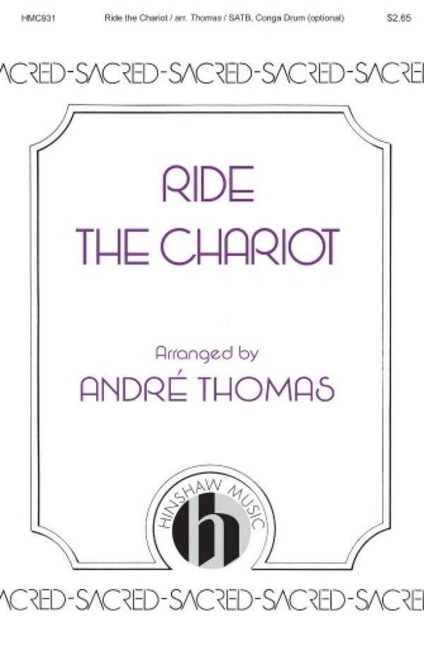 Ride The Chariot&nbsp;&nbsp;SATB a Cappella&nbsp;&nbsp;Chorpartitur