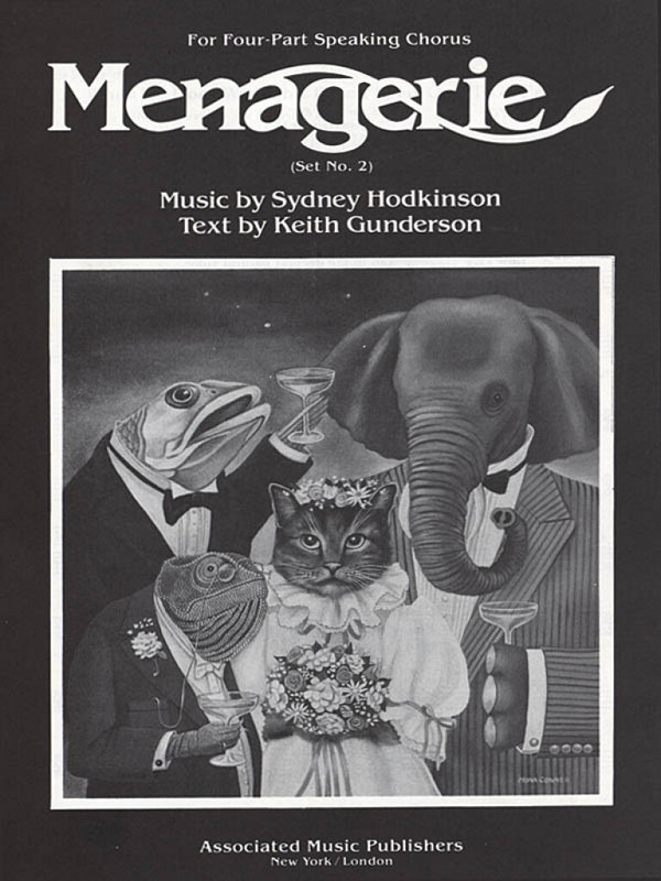 Sydney Hodkinson, Menagerie (Set No. 2)&nbsp;&nbsp;SATB&nbsp;&nbsp;Chorpartitur