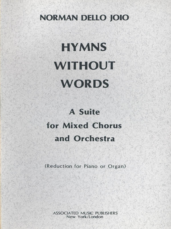 Norman Dello Joio, Hymns Without Words  SATB  Chorpartitur