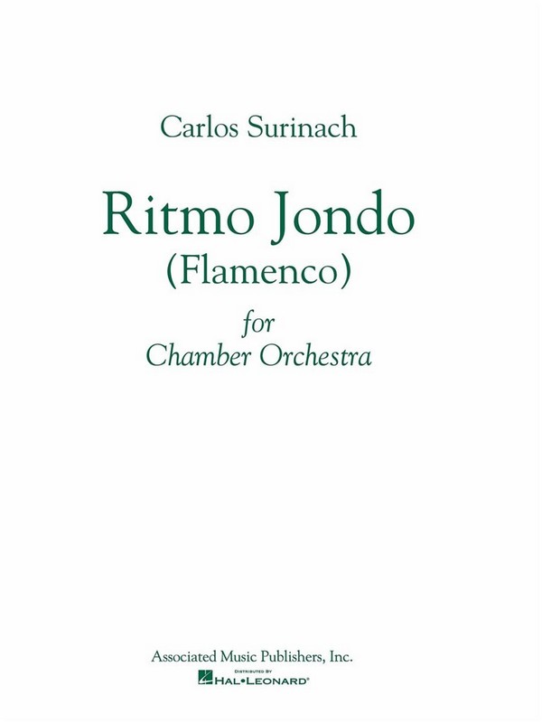 Carlos Surinach, Ritmo Jondo (Flamenco Ballet)  Mixed Choir and Orchestra  Partitur