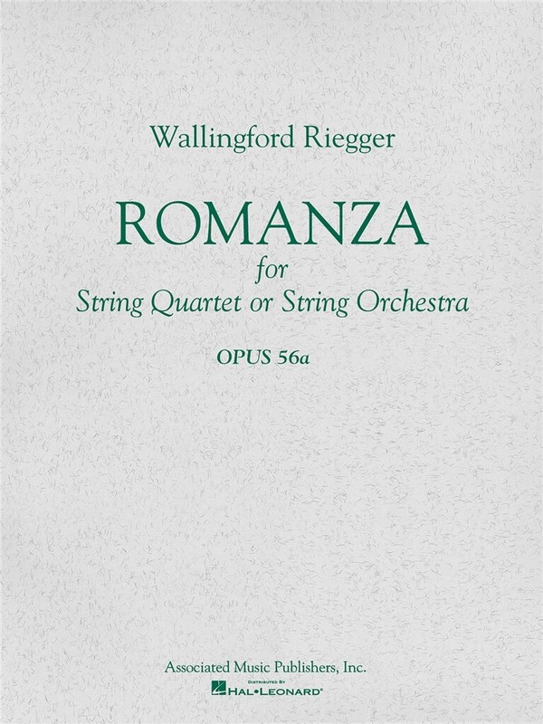 Wallingford Riegger, Romanza, Op. 56a&nbsp;&nbsp;Orchestra&nbsp;&nbsp;Stimmen-Set
