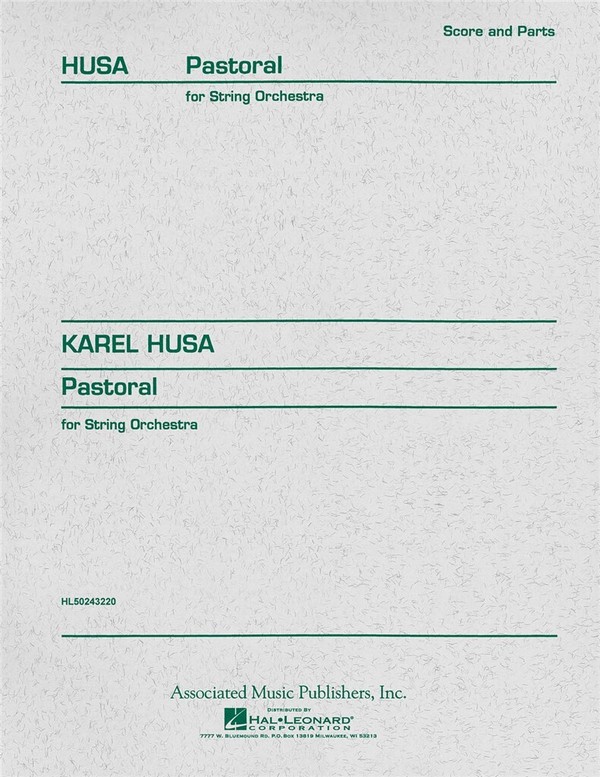 Karel Husa, Pastoral  Streichorchester  Partitur + Stimmen