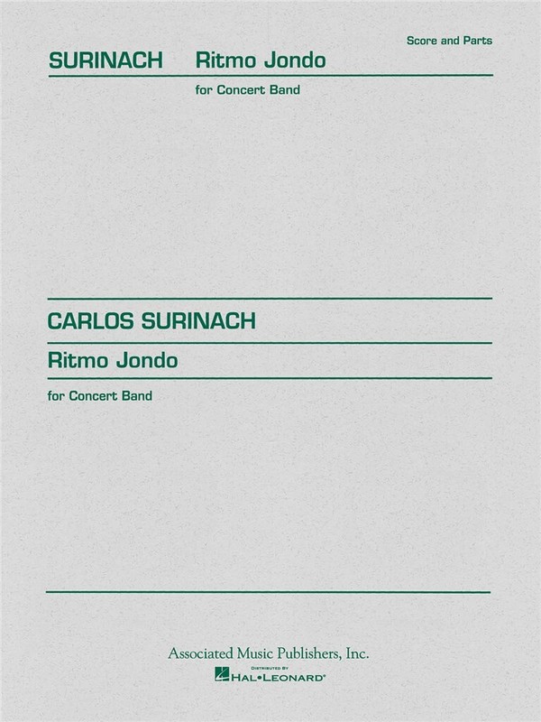 Carlos Surinach, Ritmo Jondo  Concert Band  Partitur + Stimmen