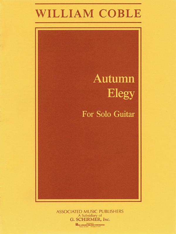 William Coble, Autumn Elegy&nbsp;&nbsp;Gitarre&nbsp;&nbsp;Buch