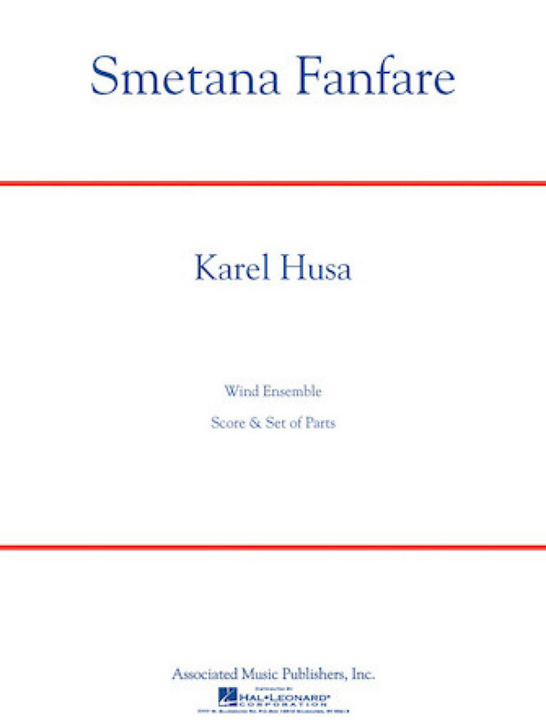 Karel Husa, Smetana Fanfare  Concert Band  Partitur