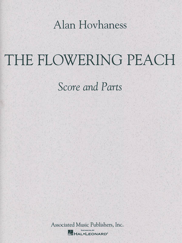 The Flowering Peach&nbsp;&nbsp;for alto saxophon, percussion and piano&nbsp;&nbsp;score and parts