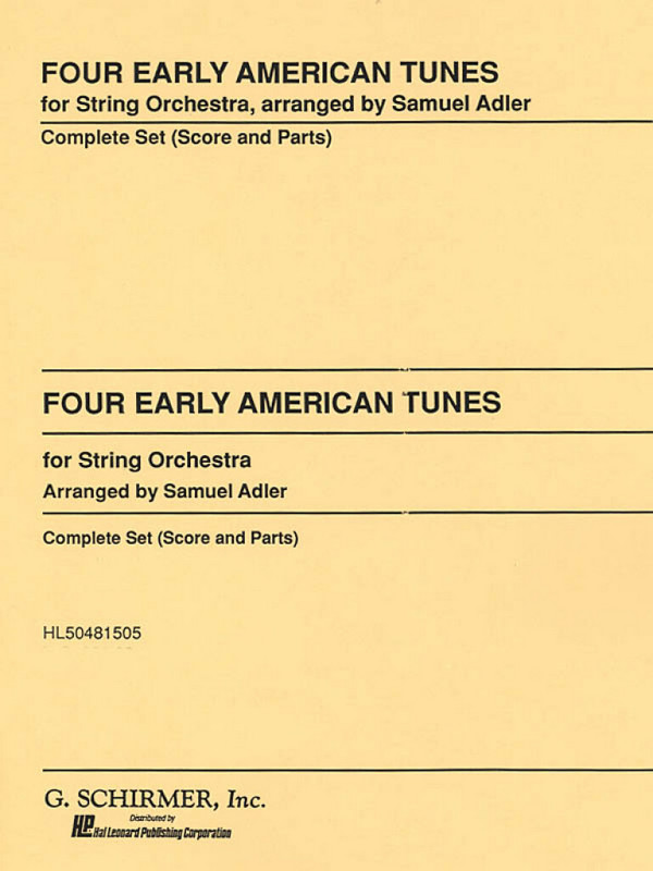 Four Early American Tunes  Orchestra  Partitur + Stimmen