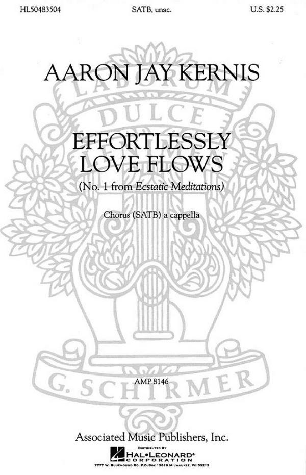Aaron Jay Kernis, Choral Movements from Ecstatic Meditations  SSAATTBB  Chorpartitur