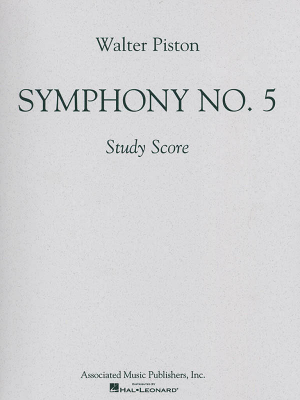 Walter Piston, Symphony No. 5&nbsp;&nbsp;Orchestra&nbsp;&nbsp;Partitur