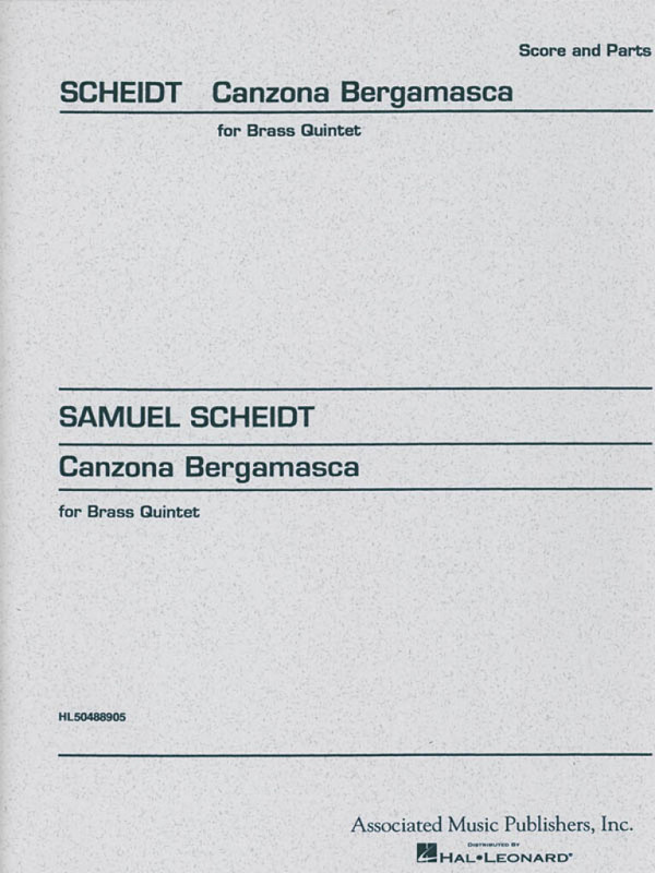 Samuel Scheidt, Canzone Bergamasca&nbsp;&nbsp;Blechbläserquintett&nbsp;&nbsp;Buch