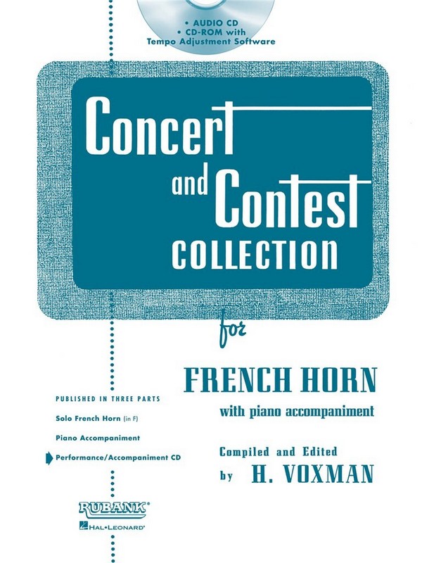 Concert And Contest Collection  Horn  CD-ROM