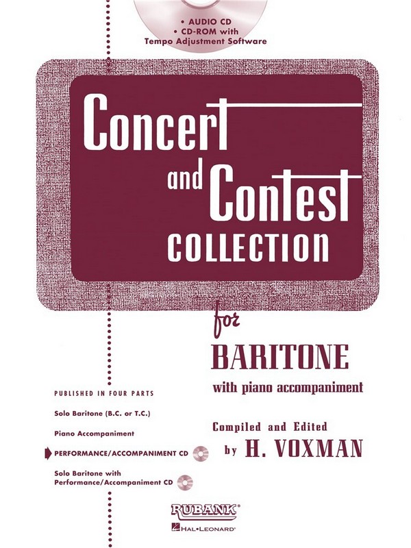 Concert And Contest Collection  Baritone/Euphonium  CD-ROM
