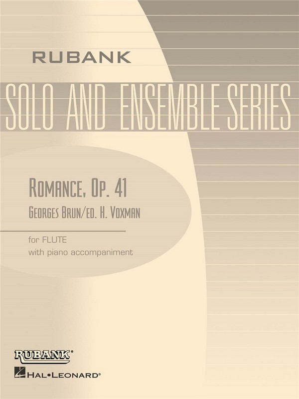 Romance op.41&nbsp;&nbsp;for flute and piano&nbsp;&nbsp; 