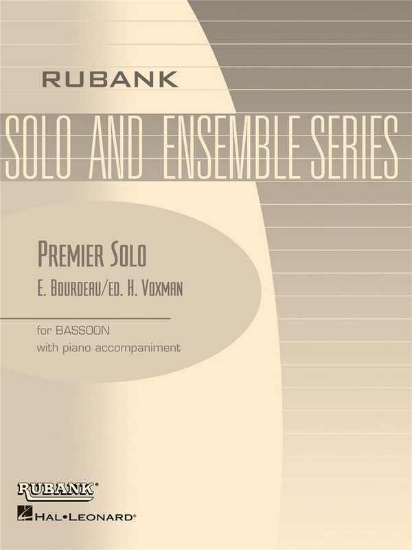  Premier Solo  for basson and piano   