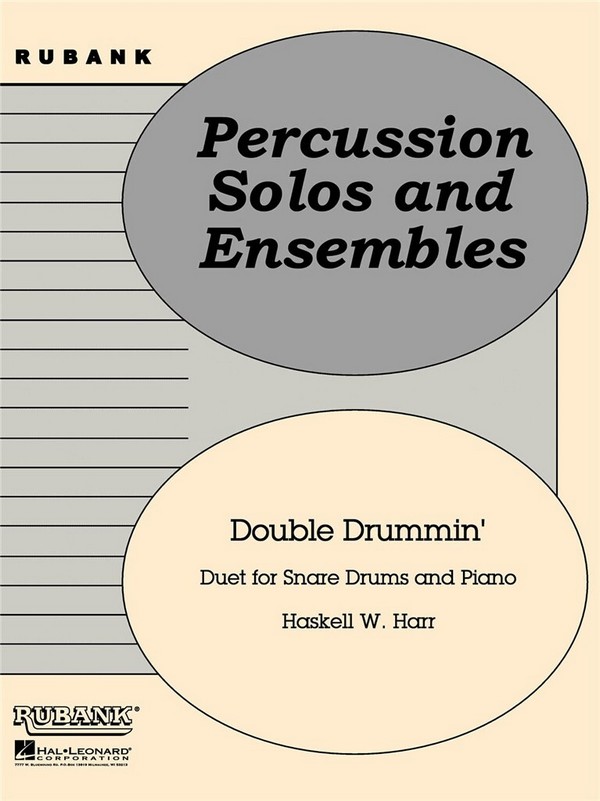 Haskell Harr, Double Drummin'  Drum Set and Piano  Buch