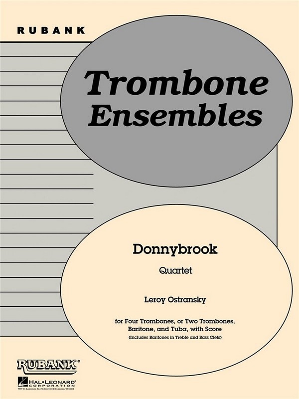 Leroy Ostransky, Donnybrook&nbsp;&nbsp;Posaunenquartett&nbsp;&nbsp;Buch
