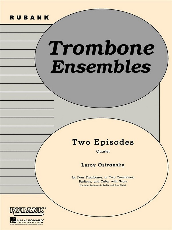 Leroy Ostransky, Two Episodes&nbsp;&nbsp;Posaunenquartett&nbsp;&nbsp;Buch