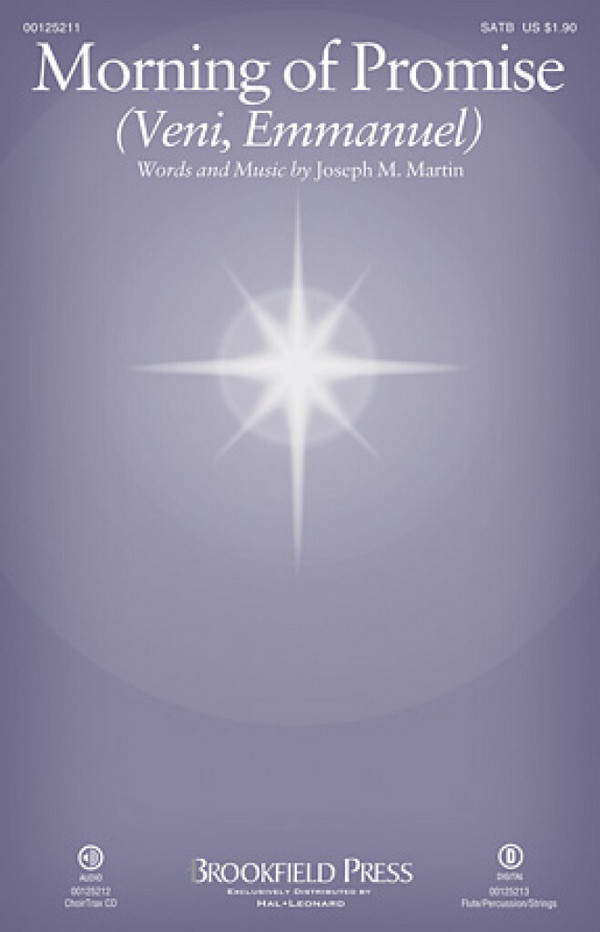 Joseph M. Martin, Morning of Promise&nbsp;&nbsp;for mixed choir and piano&nbsp;&nbsp;choral score