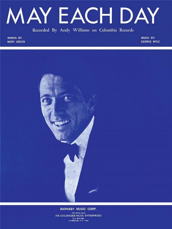 May Each Day  for piano/vocal/guitar  