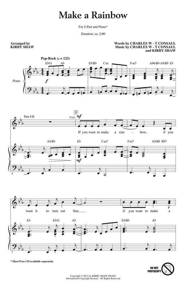 Charles W-T Consaul_Kirby Shaw, Make a Rainbow&nbsp;&nbsp;Chor&nbsp;&nbsp;CD