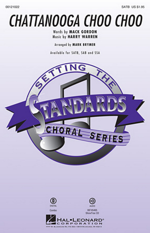 Chattanooga Choo Choo&nbsp;&nbsp;SATB&nbsp;&nbsp;Chorpartitur