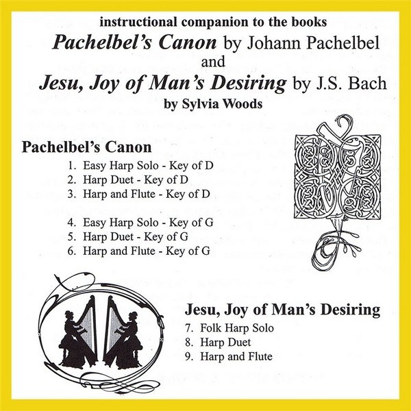 Pachelbel's Canon & Jesu, Joy of Man's Desiring  Harp  CD