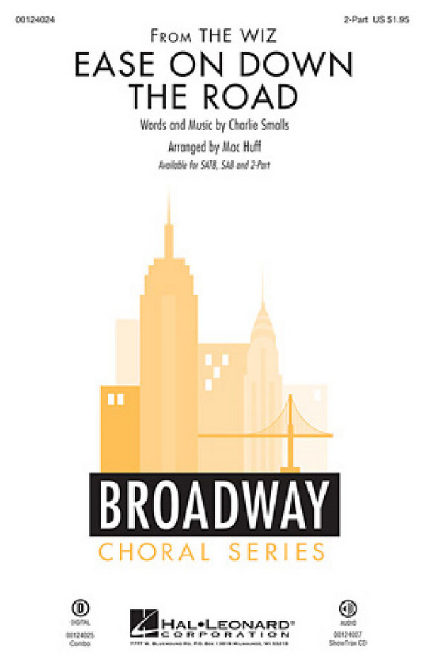 Charlie Smalls, Ease on Down the Road&nbsp;&nbsp;2-Part Choir&nbsp;&nbsp;Chorpartitur