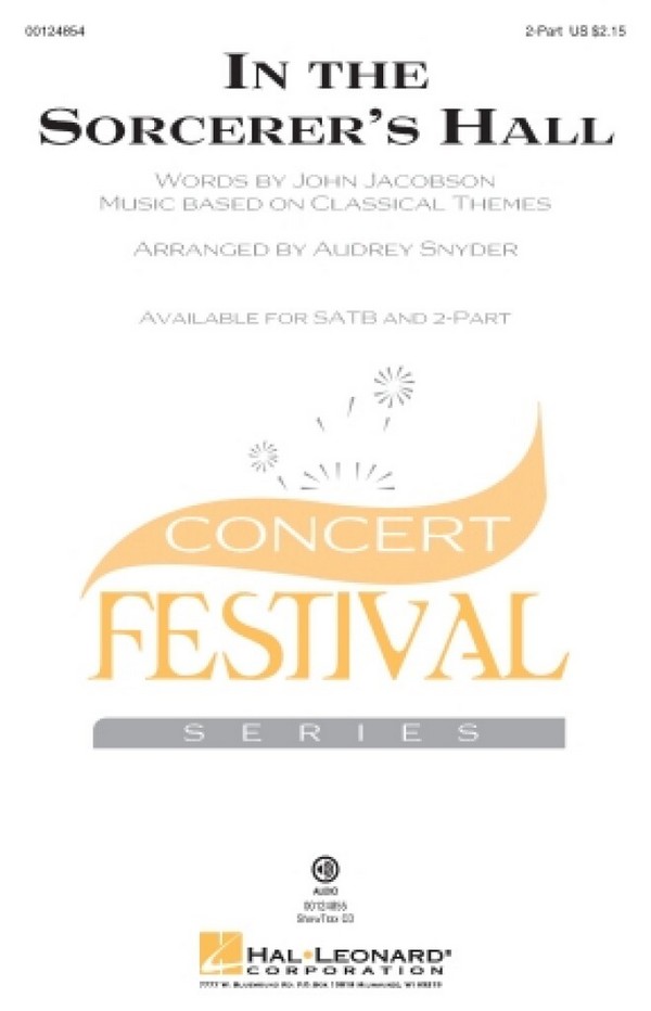 Audrey Snyder_John Jacobson, In the Sorcerer's Hall&nbsp;&nbsp;2-Part Choir&nbsp;&nbsp;Chorpartitur