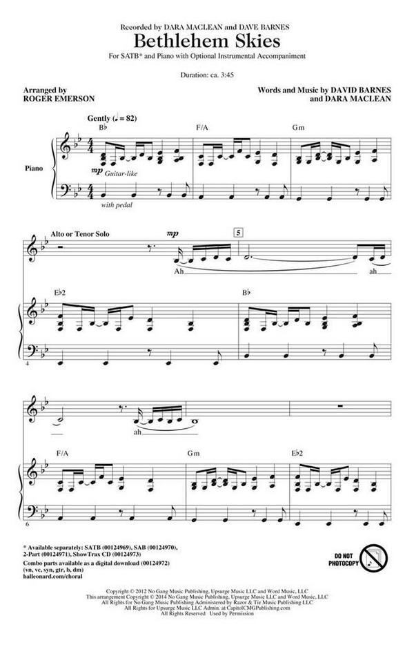 Bethlehem Skies&nbsp;&nbsp;Chor&nbsp;&nbsp;CD