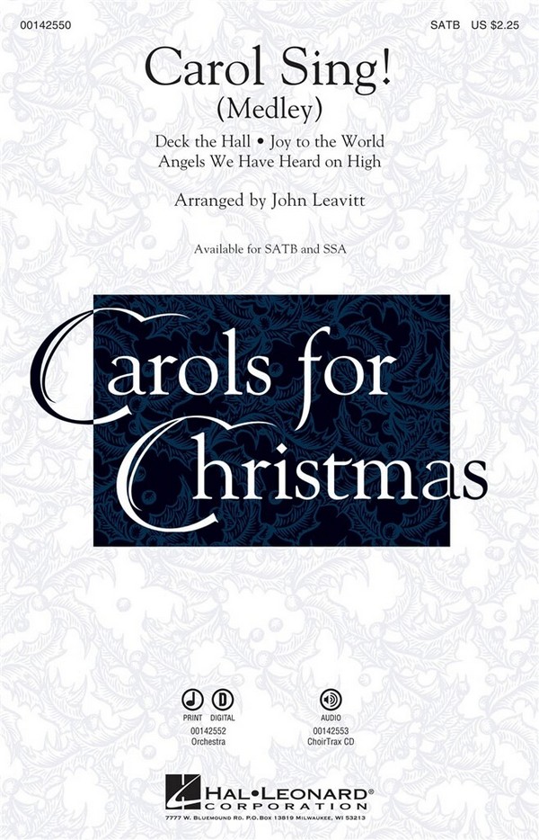 Carol Sing!&nbsp;&nbsp;SATB&nbsp;&nbsp;Chorpartitur