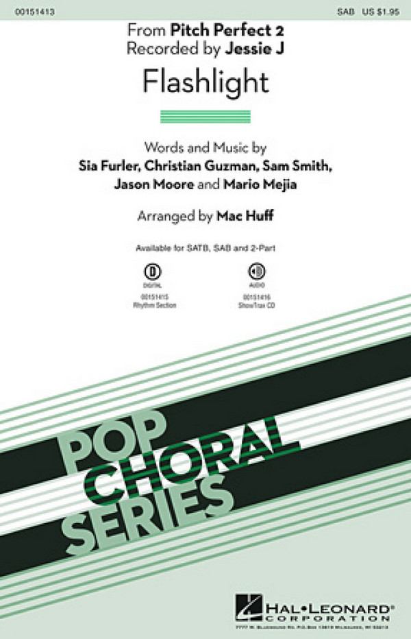 Flashlight&nbsp;&nbsp;for mixed chorus (SAB) and piano&nbsp;&nbsp;score