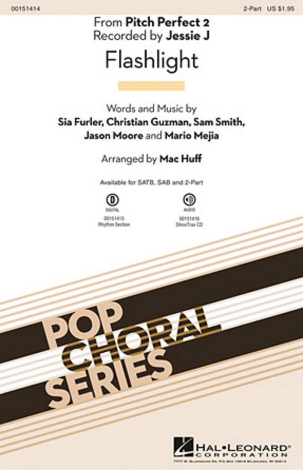 Flashlight&nbsp;&nbsp;for 2-Part chorus and piano&nbsp;&nbsp;score