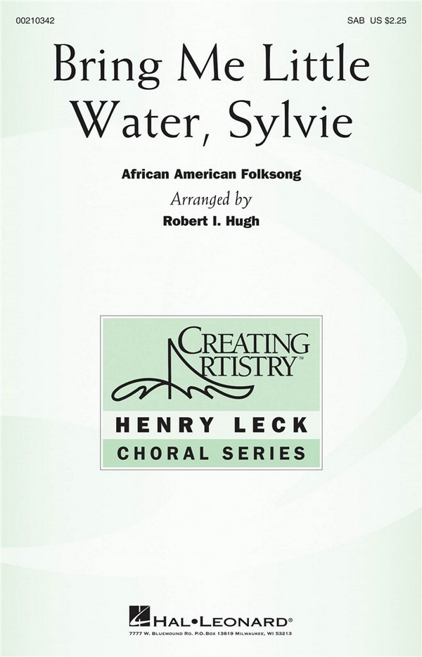 Bring Me Little Water, Sylvie&nbsp;&nbsp;SAB&nbsp;&nbsp;Chorpartitur