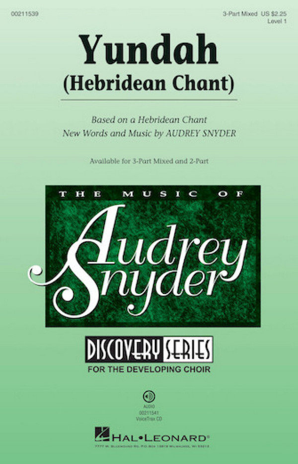 Audrey Snyder, Yundah&nbsp;&nbsp;&nbsp;&nbsp;CD