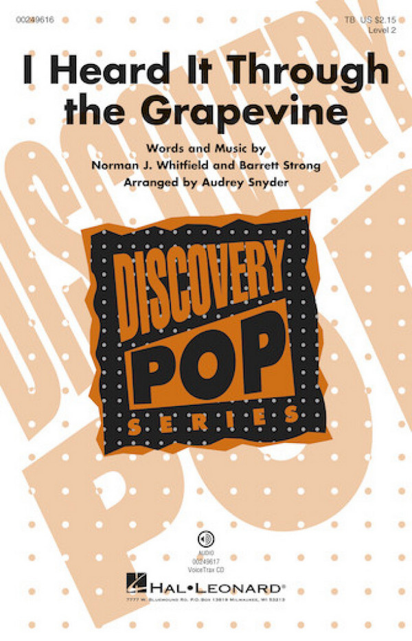 Barrett Strong_Norman J. Whitfield, I Heard It Through the Grapevine&nbsp;&nbsp;Chor&nbsp;&nbsp;CD