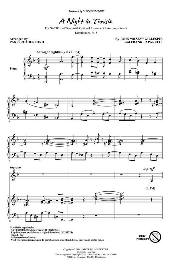 A Night in Tunisia&nbsp;&nbsp;&nbsp;&nbsp;CD