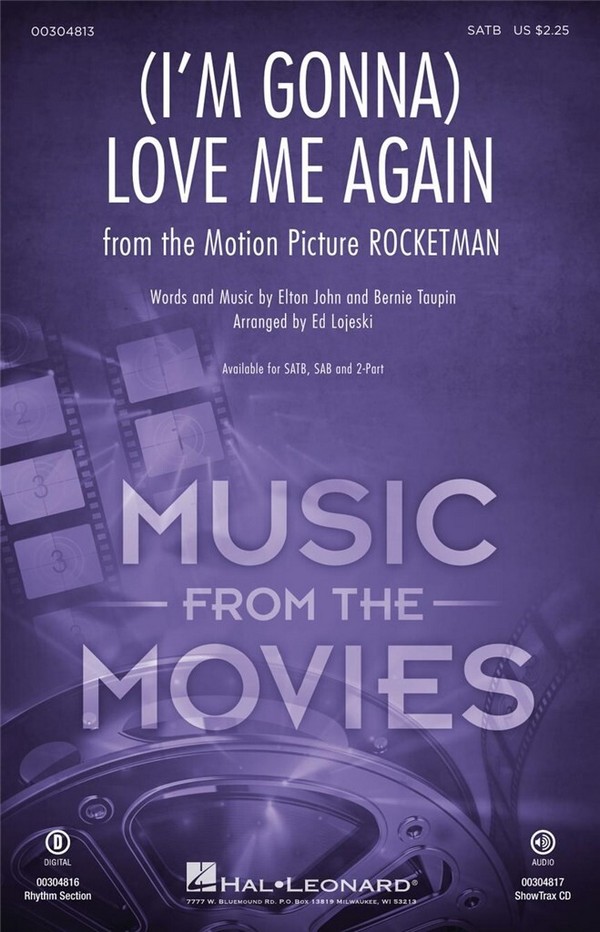Bernie Taupin_Elton John, (I'm Gonna) Love Me Again&nbsp;&nbsp;SATB&nbsp;&nbsp;Chorpartitur