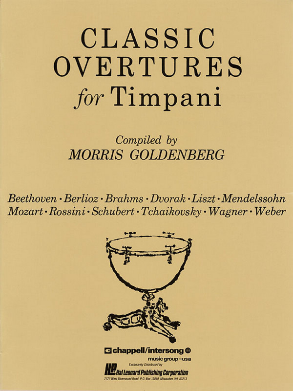 Classic Overtures&nbsp;&nbsp;for timpani&nbsp;&nbsp;