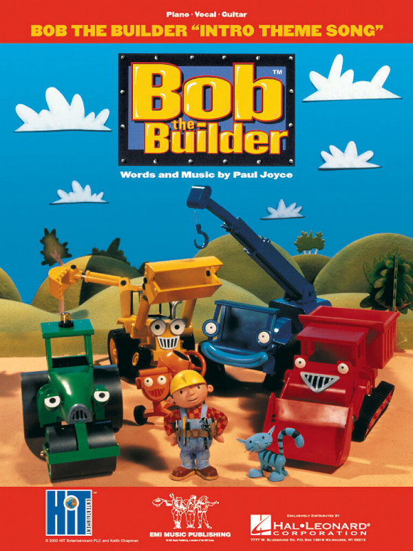 Bob the Builder Theme&nbsp;&nbsp;Piano, Vocal and Guitar&nbsp;&nbsp;Buch