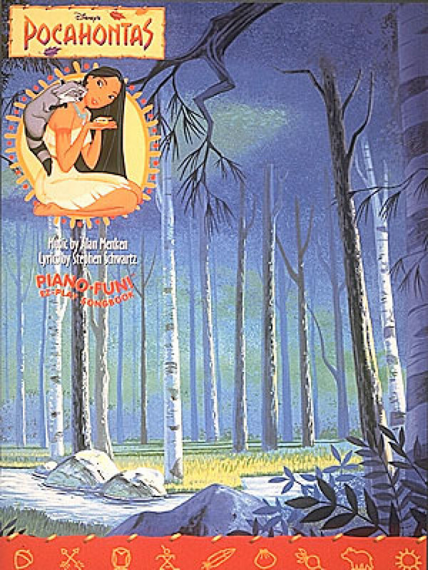 Pocahontas  for piano  Songbook notes, chords, lyrics