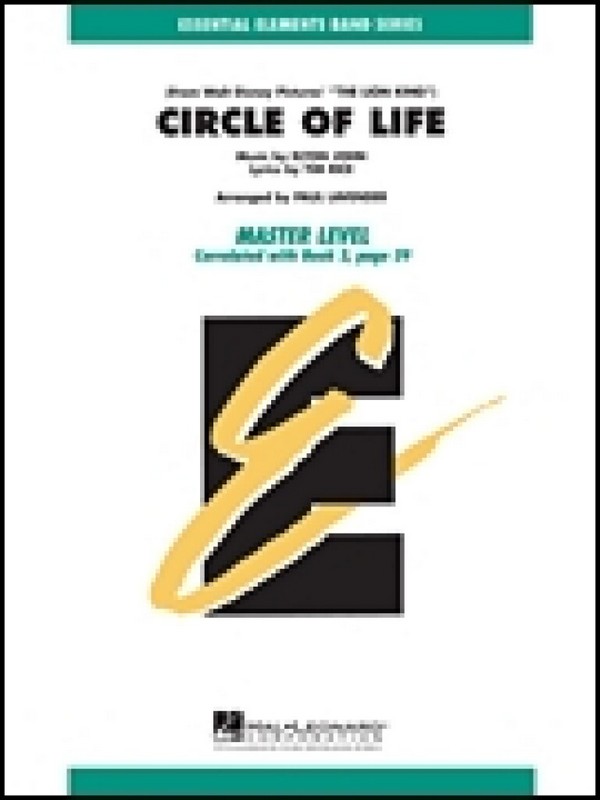Circle of Life&nbsp;&nbsp;Concert Band&nbsp;&nbsp;Partitur