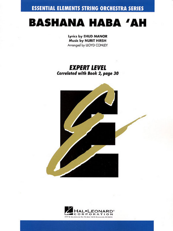 Bashana Haba'ah&nbsp;&nbsp;Streichorchester&nbsp;&nbsp;Partitur + Stimmen